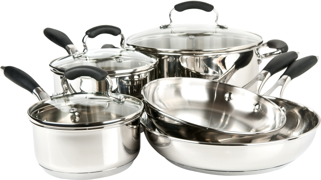batteria di pentole inox 