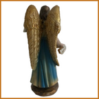 Angelo preseppe in resina 14 cm Statuina decorazioni natalizie