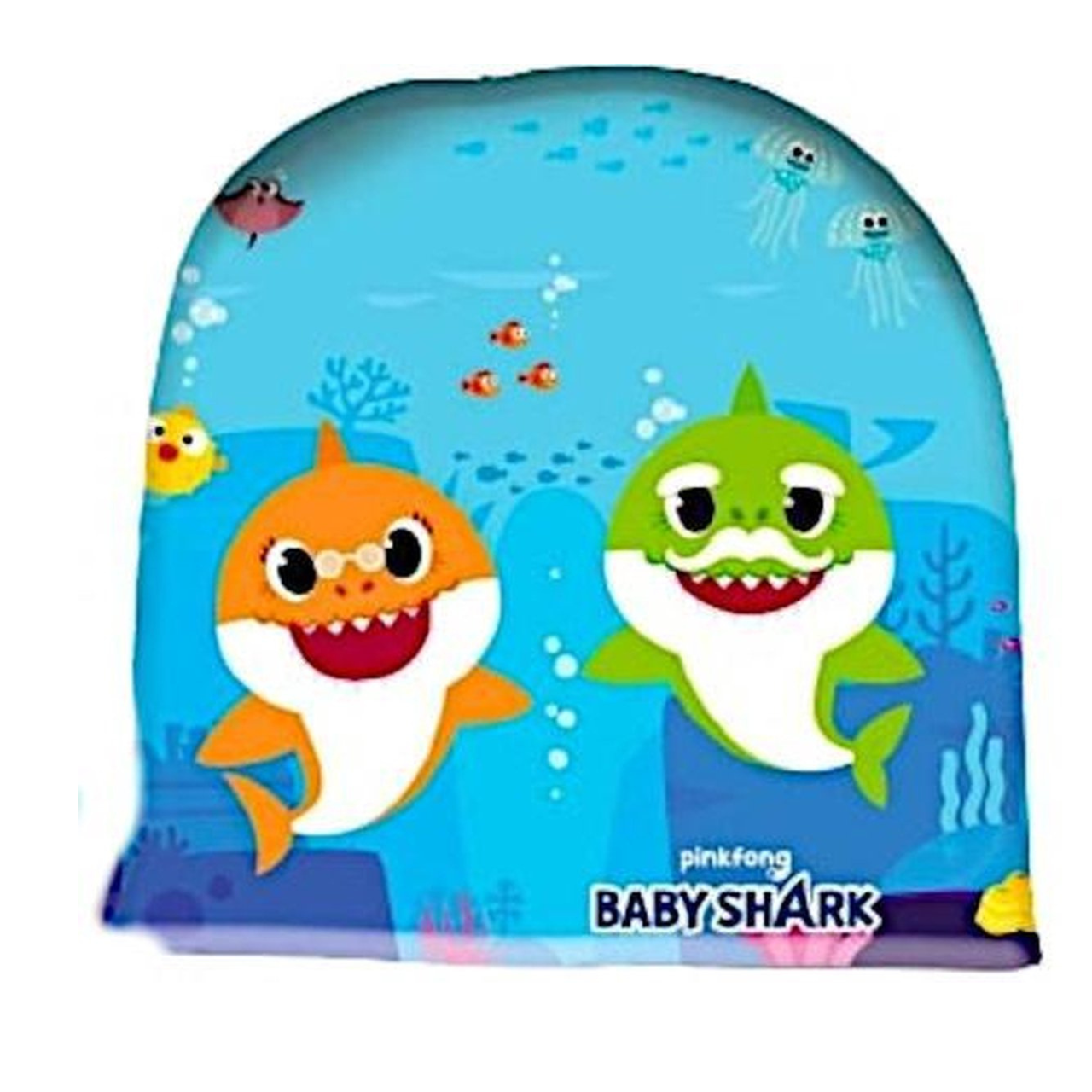 vendita di cappello in pile da bambini a tema baby  shark modello zuccotto invernale online shoppinghome.it 