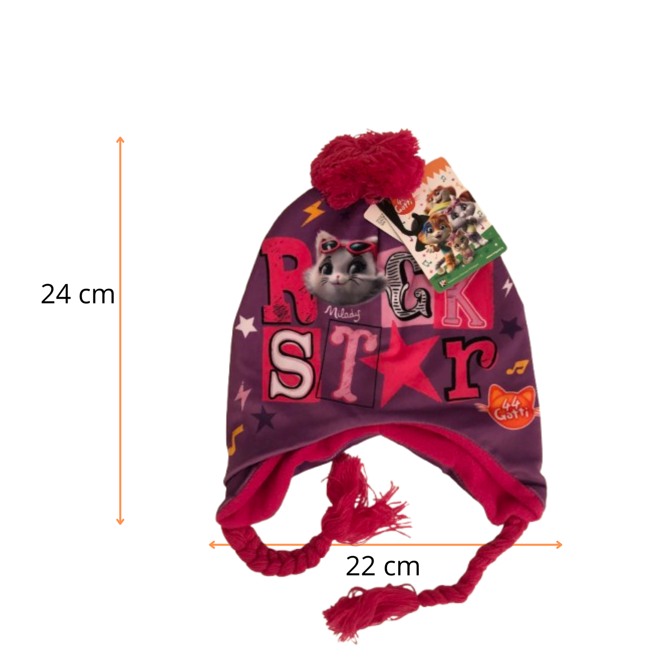 vendita di cappello pile 44 gatti shoppinghome.it