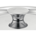 vendita di coperchio per pentole e padelle lagostina deliziosa inox dettaglio pomello serigrafato shoppinghome.it