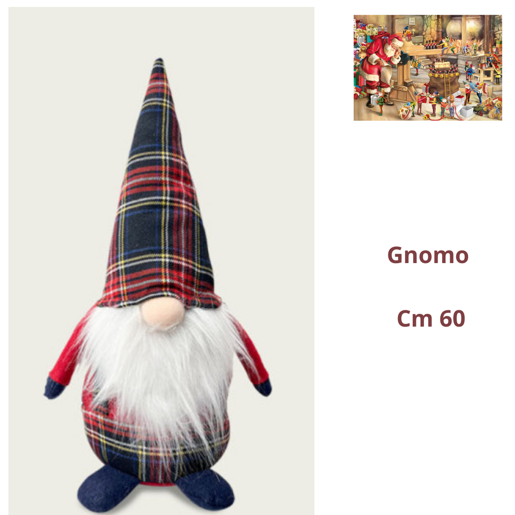 vendita di gnomo in tessuto fermaporta blu 60 cm shoppinghome