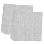 set 2 tovaglioli 40x40 cm in cotone grigio Tognana ellenic