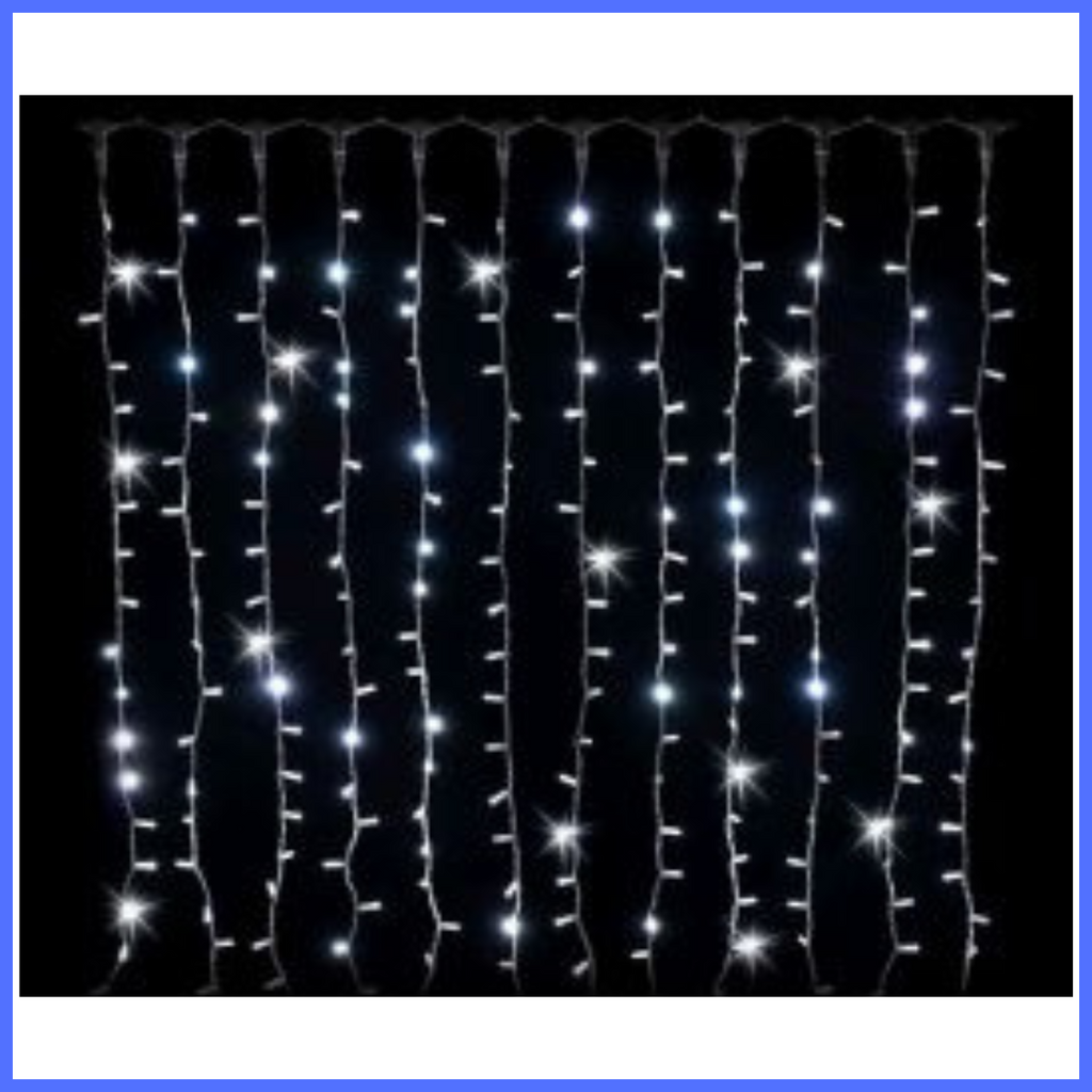 Luci di natale da esterno tenda led catena luminosa decorazioni addobbi natalizi