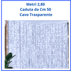 Luci di natale da esterno tenda led catena luminosa decorazioni addobbi natalizi