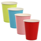 Bicchieri di carta colorati Rosa ideali per party e feste 200ml 25 pezzi