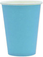 Bicchieri di carta colorati Azzurri ideali per party e feste 200ml 25 pezzi