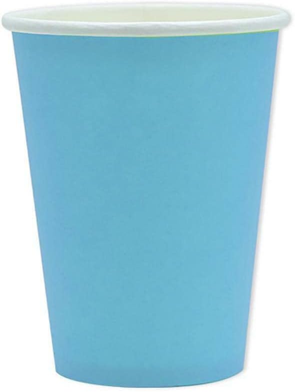 Bicchieri di carta colorati Azzurri ideali per party e feste 200ml 25 pezzi