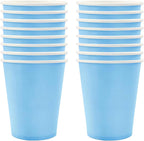 Bicchieri di carta colorati Azzurri ideali per party e feste 200ml 25 pezzi