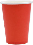 Bicchieri di carta colorati Rosso ideali per party e feste 200ml 25 pezzi