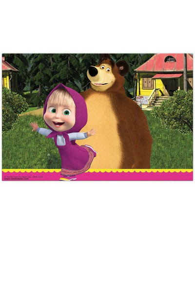 vendita di tovaglia tema masha e orso shoppinghome.it