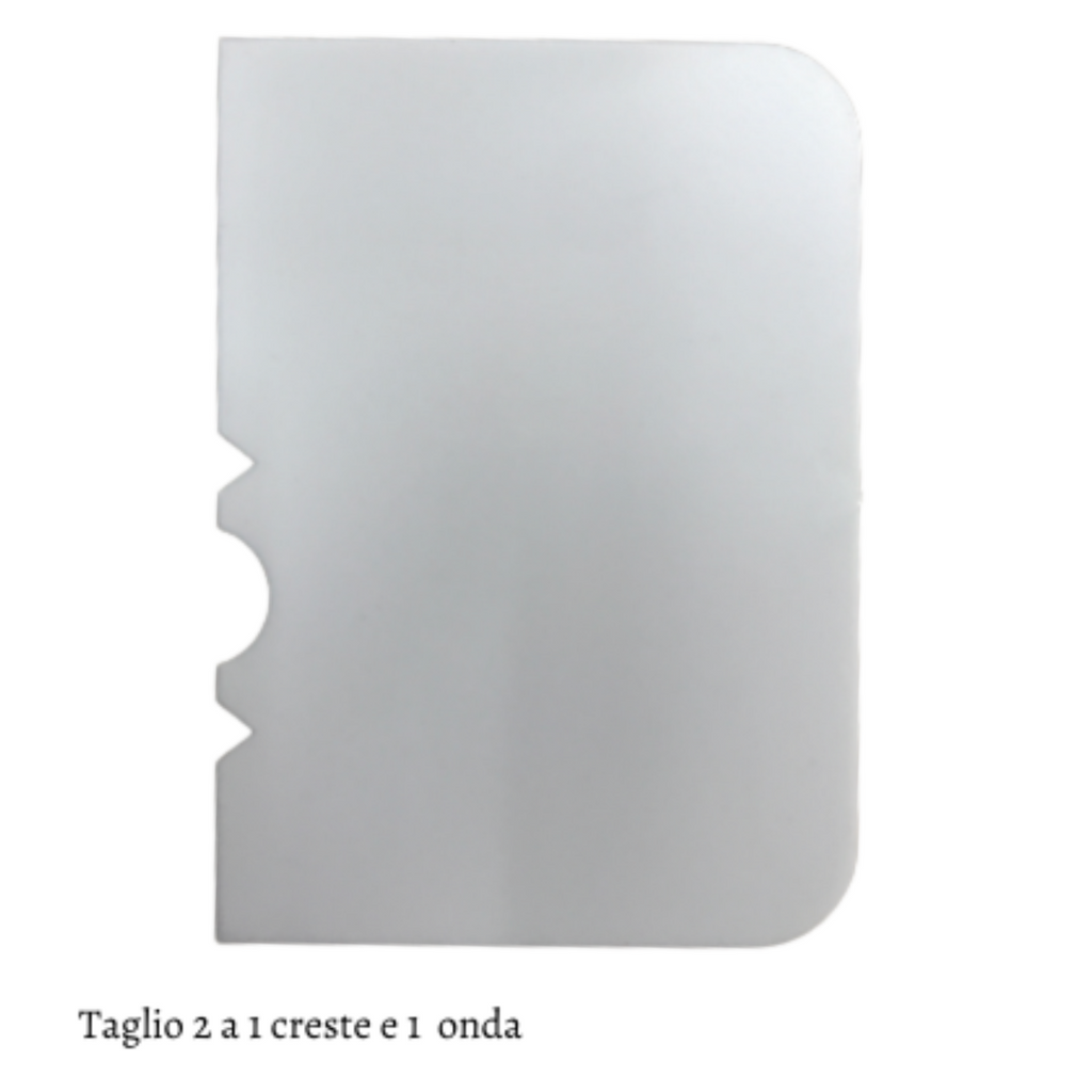 Set da 4 spatole in plastica per decorazione dolci panna e creme attrezzi pasticceria