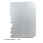 Set da 4 spatole in plastica per decorazione dolci panna e creme attrezzi pasticceria