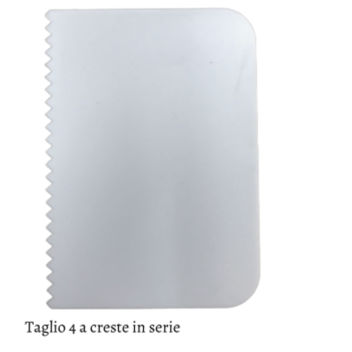 Set da 4 spatole in plastica per decorazione dolci panna e creme attrezzi pasticceria