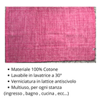 vendita di tappeto multiuso rosa con descrizione online su shoppinghome.it 