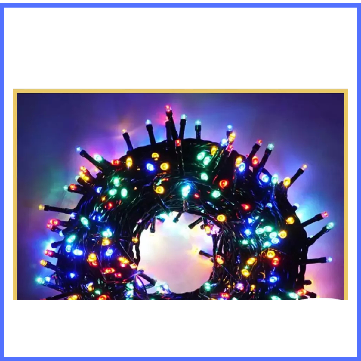 Luci di natale da esterno tenda 300 led multicolor catena luminosa decorazioni natalizie