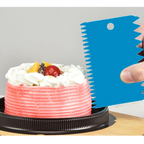 Set da 4 spatole in plastica per decorazione dolci panna e creme attrezzi pasticceria