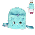 vendita di zaino multiuso azzurro gatto peloso da bambina online su shoppinghome.it 