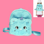 vendita di zaino multiuso azzurro gatto peloso da bambina online su shoppinghome.it 