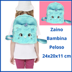 vendita di zaino multiuso azzurro gatto peloso da bambina online su shoppinghome.it 
